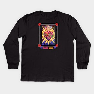 Mi Corazon for Day of the Dead Kids Long Sleeve T-Shirt